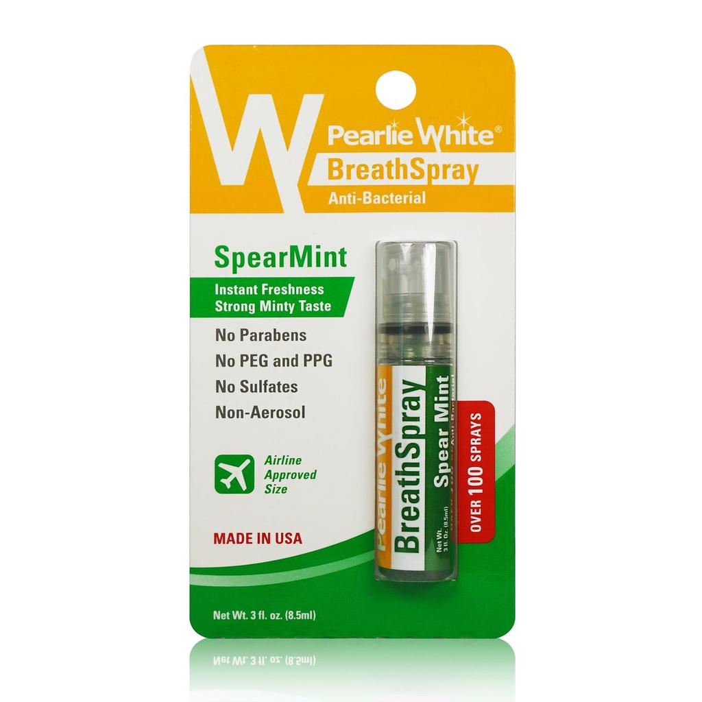 Breath Spray Instant Breath Freshening Sprays (Spear Mint) - 100 Sprays