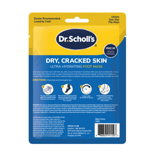 Dry, Cracked Skin Ultra-Hydrating Foot Mask
