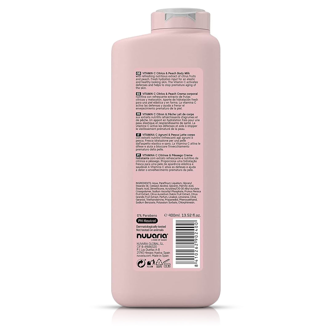 Body Milk Vitamin C (Citrus & Peach) 400ml