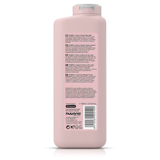 Body Milk Vitamin C (Citrus & Peach) 400ml