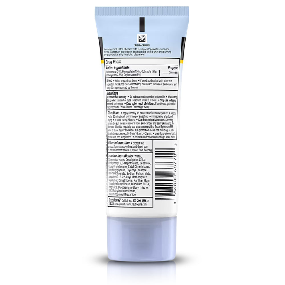 Ultra Sheer Dry-Touch Sunscreen Lotion, SPF 70 88ml