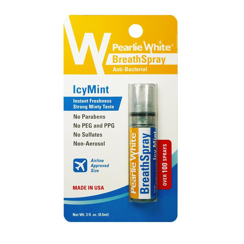 Breath Spray  Instant Breath Freshening Sprays (Icy Mint) - 100 Sprays