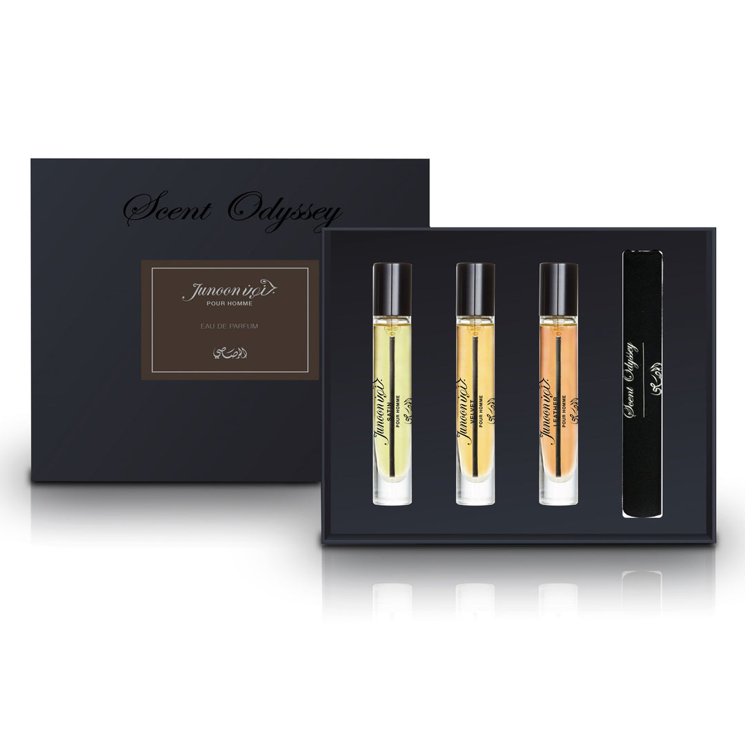 Junoon Pour Homme Eau De Parfum Scent Odyssey 7.5ml Each Set of 3