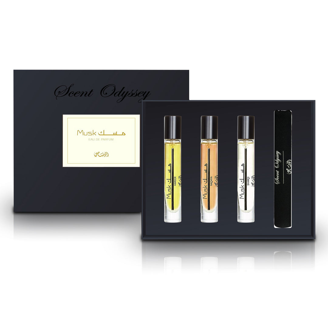 Musk Luxury Collection Eau De Parfum Scent Odyssey 7.5ml Each Set of 3 - UNISEX