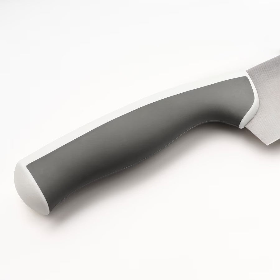 ÄNDLIG 3-piece knife set, light gray/white