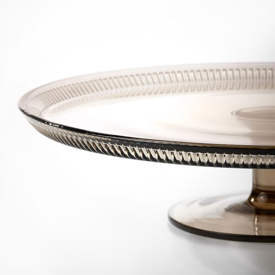 ANLEDNING serving stand light brown 29 cm
