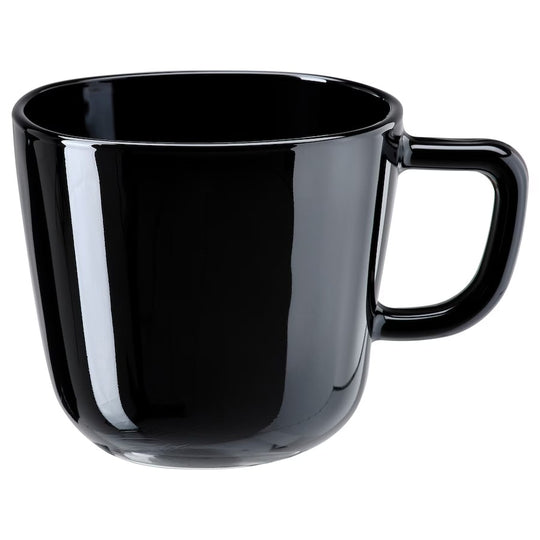 BACKIG Mug, black, 35 cl