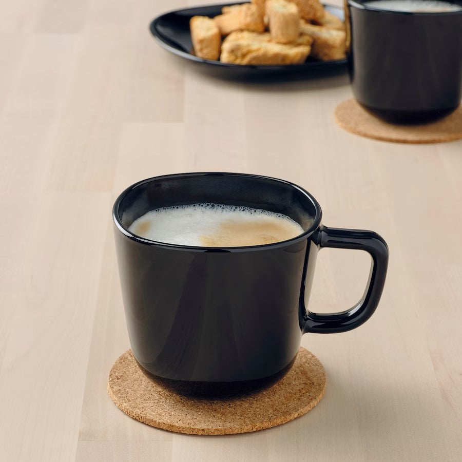 BACKIG Mug, black, 35 cl