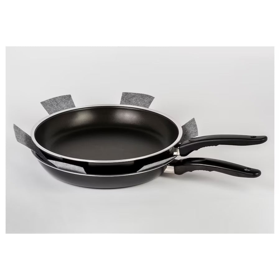 BEDÖMA Pan protector, set of 2, grey