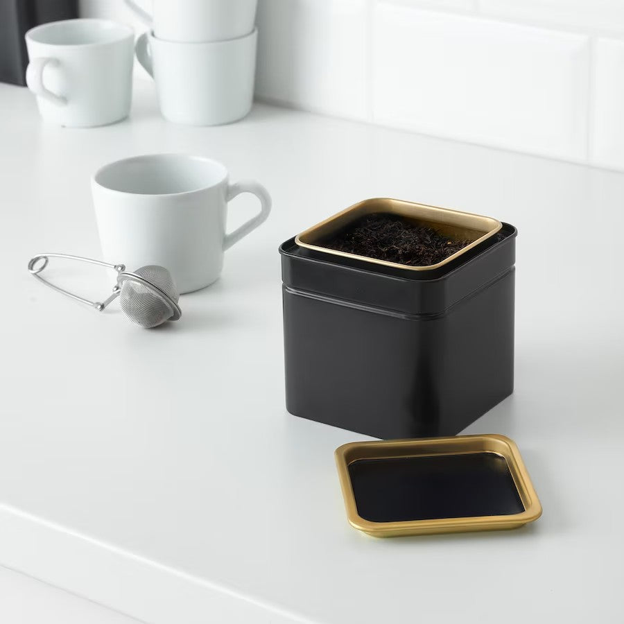 BLOMNING Coffee/tea tin, 10x10x10 cm