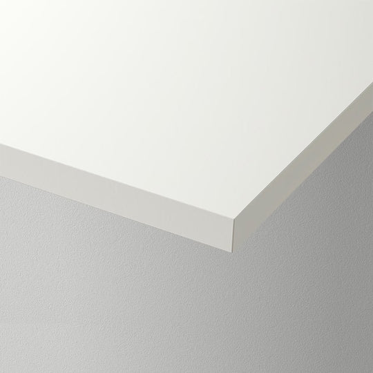 BURHULT Shelf, white, 59x20 cm