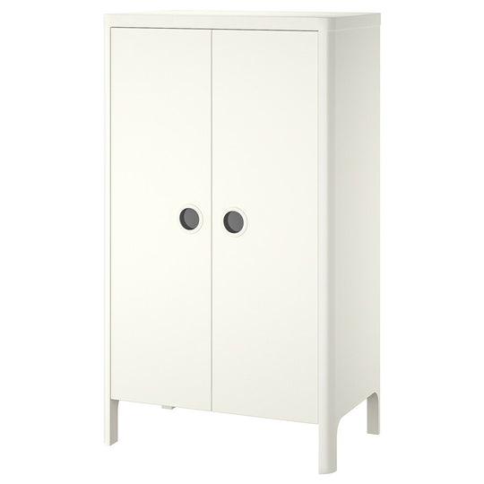 BUSUNGE Wardrobe, white, 80x139 cm