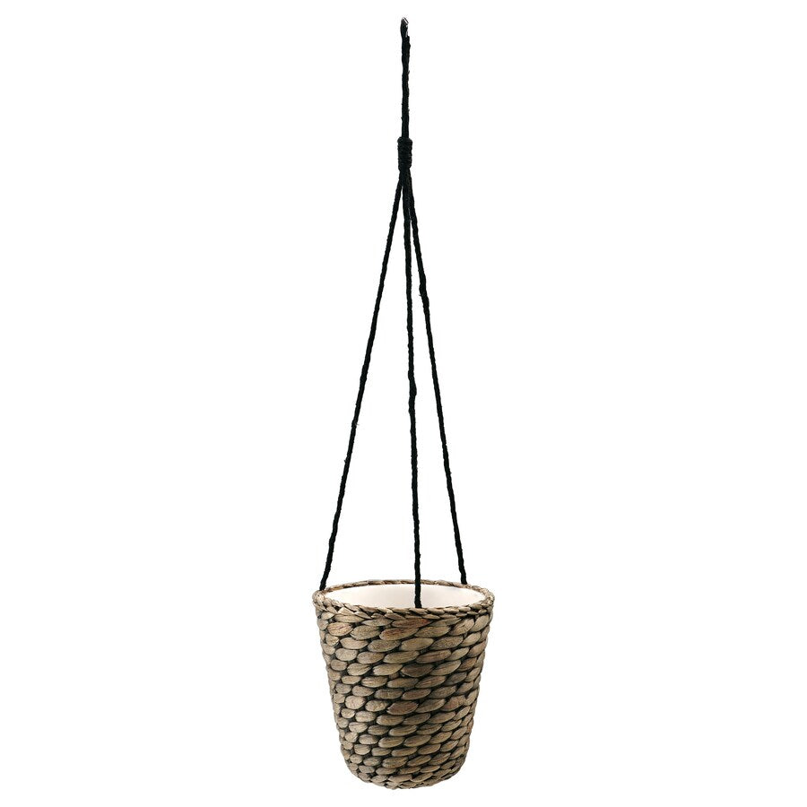 DRUVFLÄDER Hanging planter, water hyacinth/grey, 14 cm