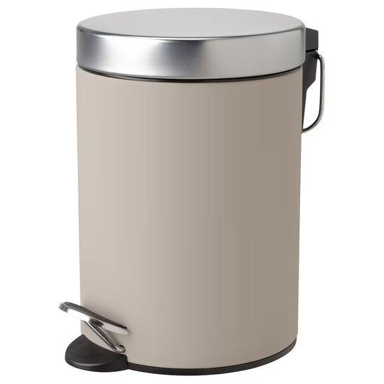 EKOLN Waste Bin, Beige, 3 l