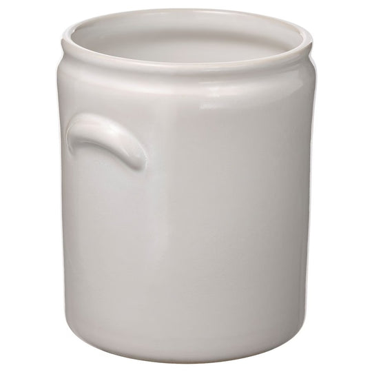 FALLENHET Vase, off-white, 16 cm