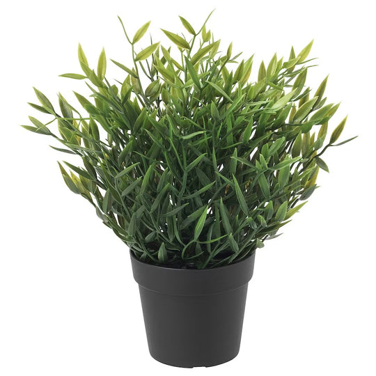 Artificial potted plant, in/outdoor House bamboo, 9 cm (3 ½ ")