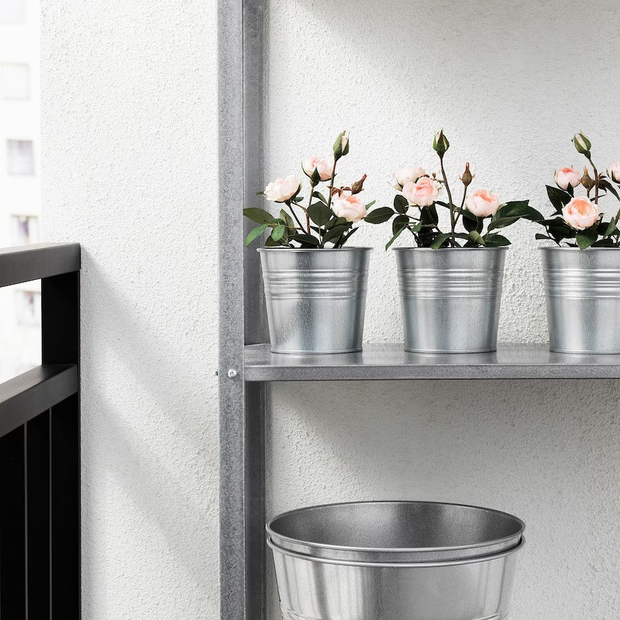 FEJKA Artificial potted plant, in/outdoor/Rose pink, 9 cm