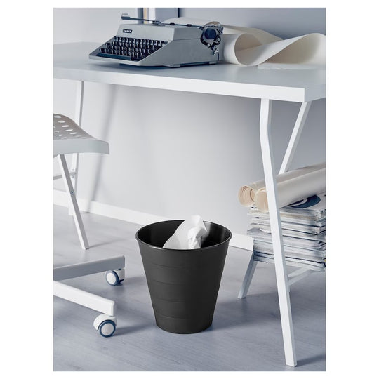 FNISS Waste bin, black, 10 l (3 gallon)