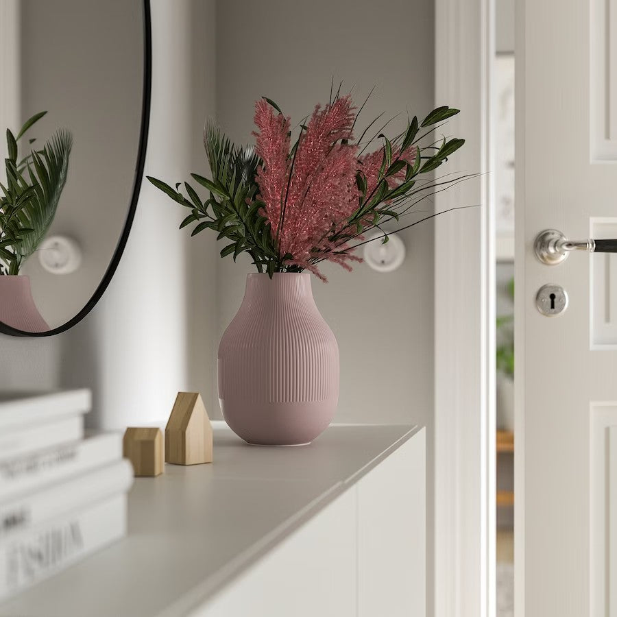 GRADVIS Vase, pink, 21 cm