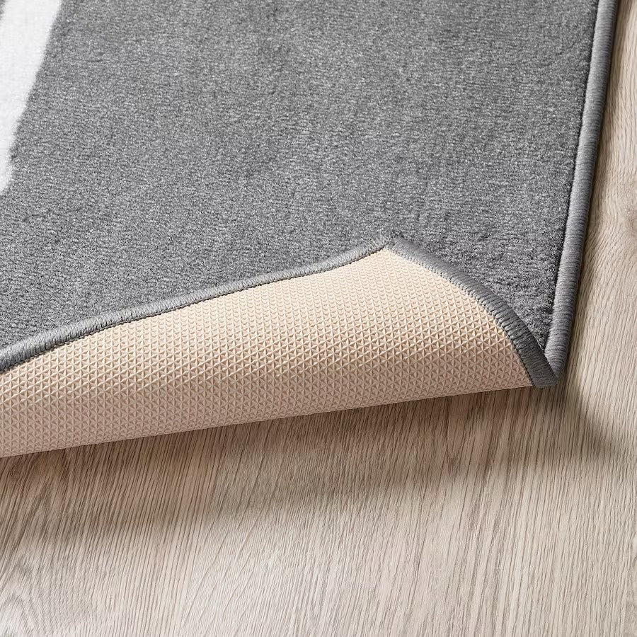 HEMMAHOS Rug, Grey, 100x160 cm