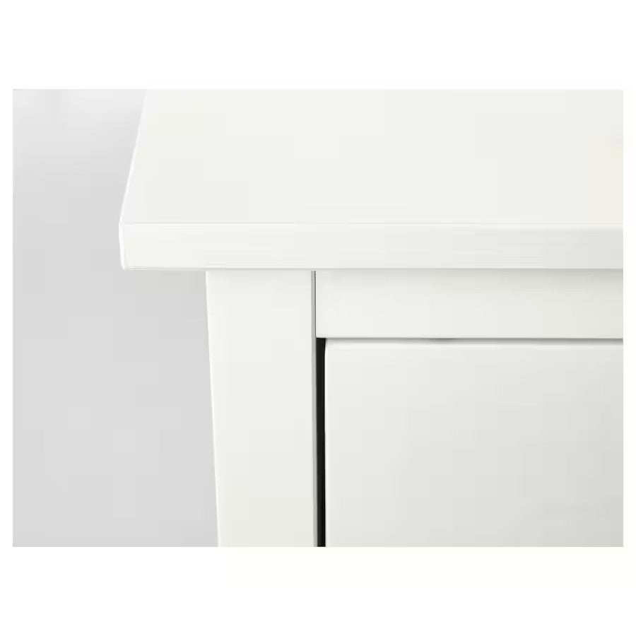 HEMNES Chest of 2 Drawers, White, 54x66 cm