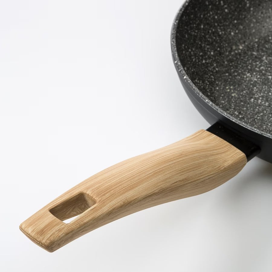 HUSKNUT Frying pan, black, 24 cm