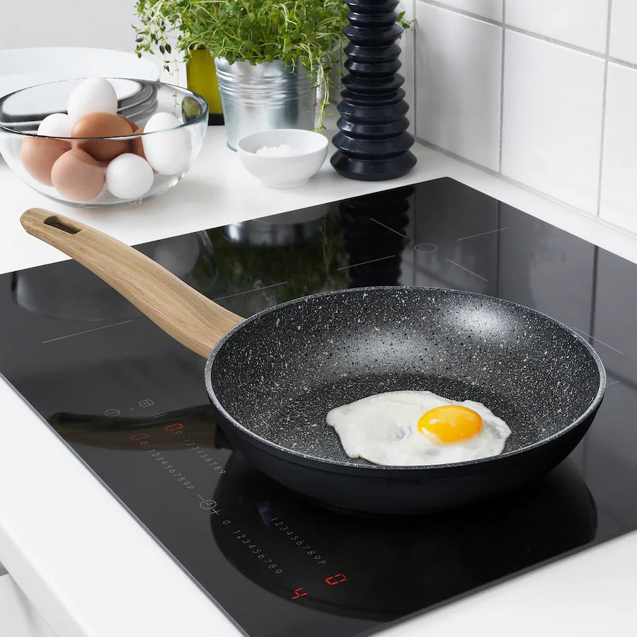 HUSKNUT Frying pan, black, 28 cm