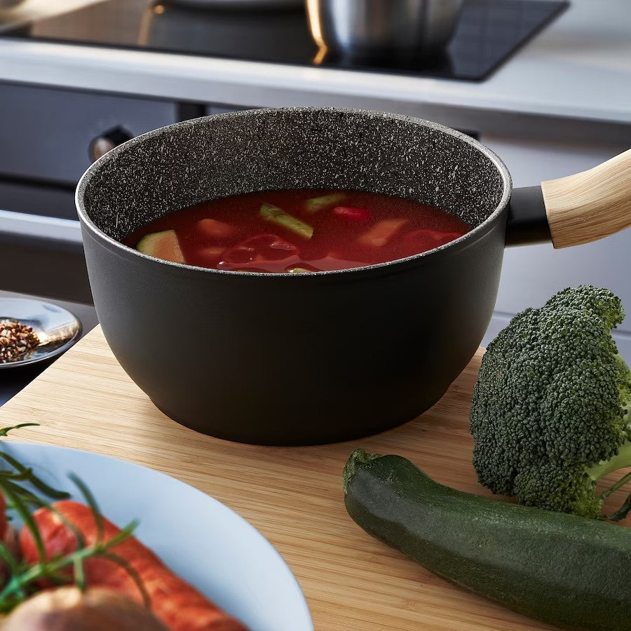 HUSKNUT Saucepan, black, 1.8 l