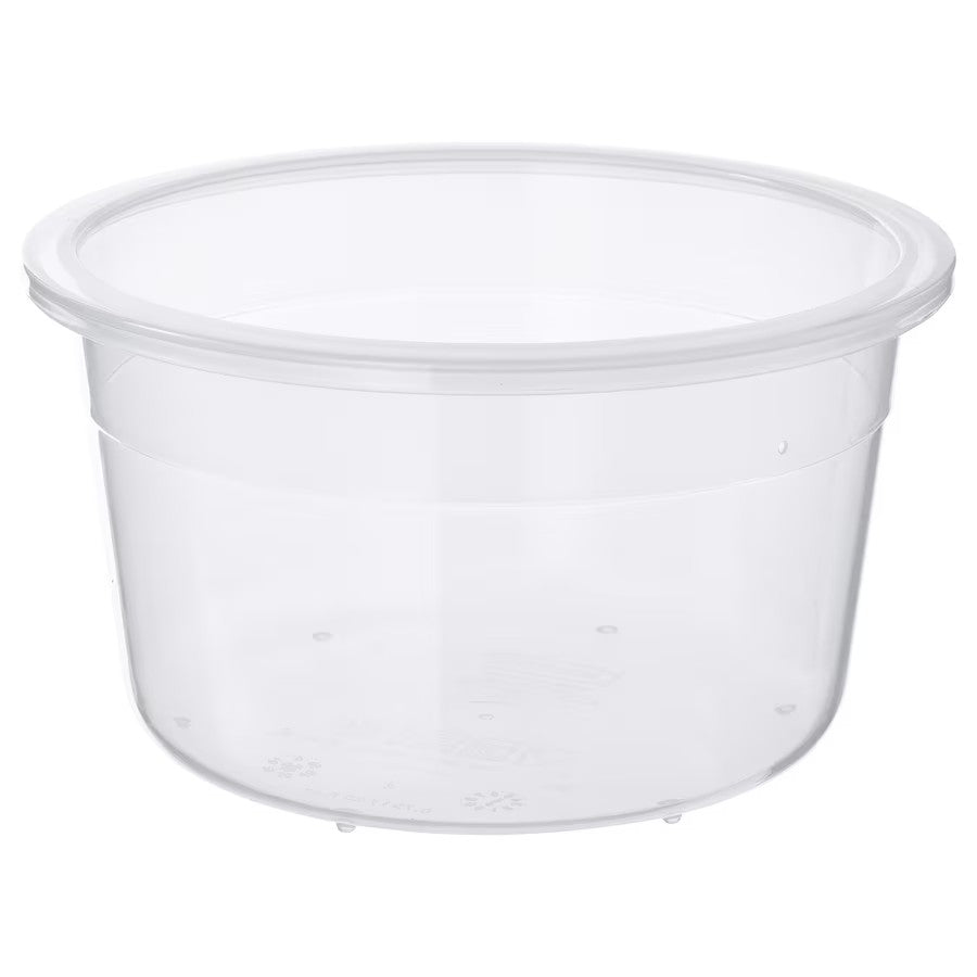 IKEA 365+ Food container, round/plastic, 750 ml