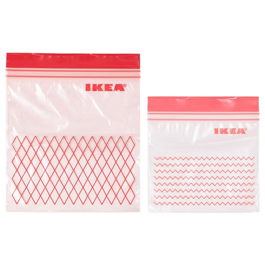 ISTAD Resealable bag, red
