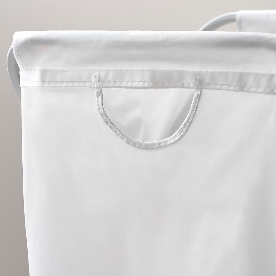 JÄLL Laundry bag with stand, white, 70 l