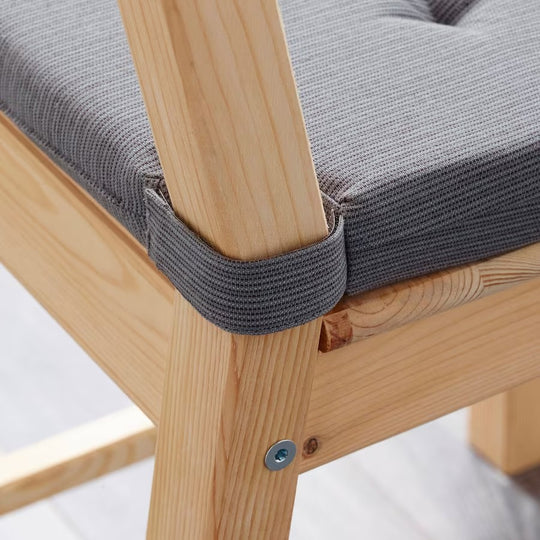 JUSTINA Chair pad, 42/35x40x4 cm
