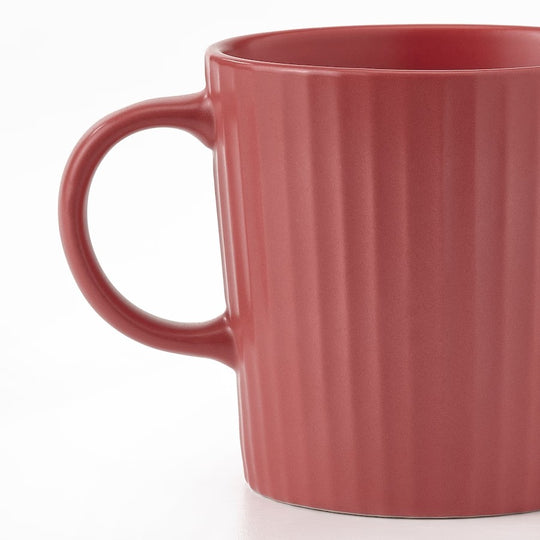 KEJSERLIG Mug, dark pink, 30 cl, 2pcs