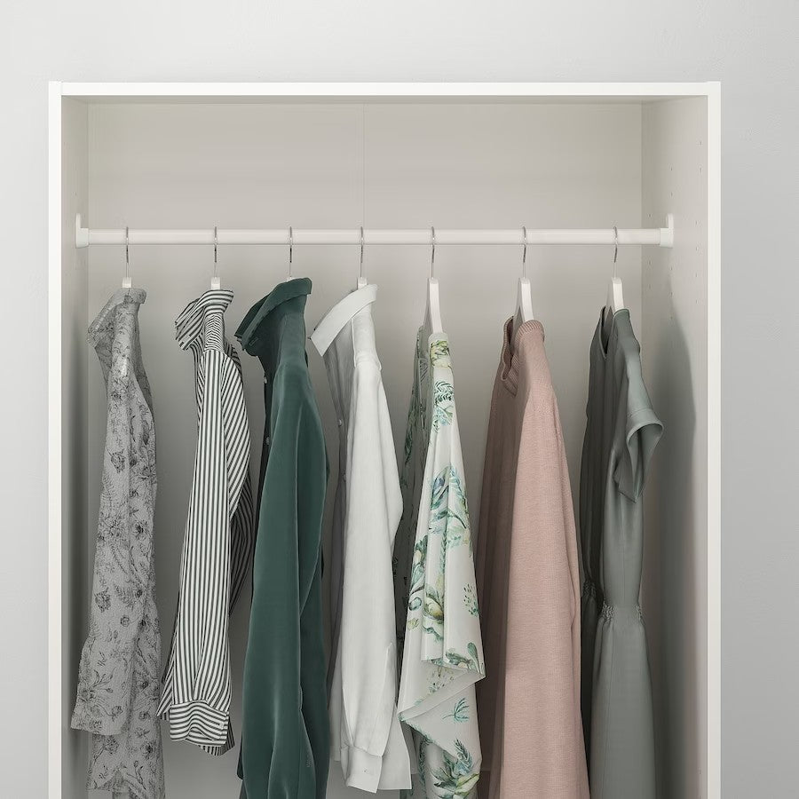 KLEPPSTAD Wardrobe with 2 doors, White, 79x176 cm