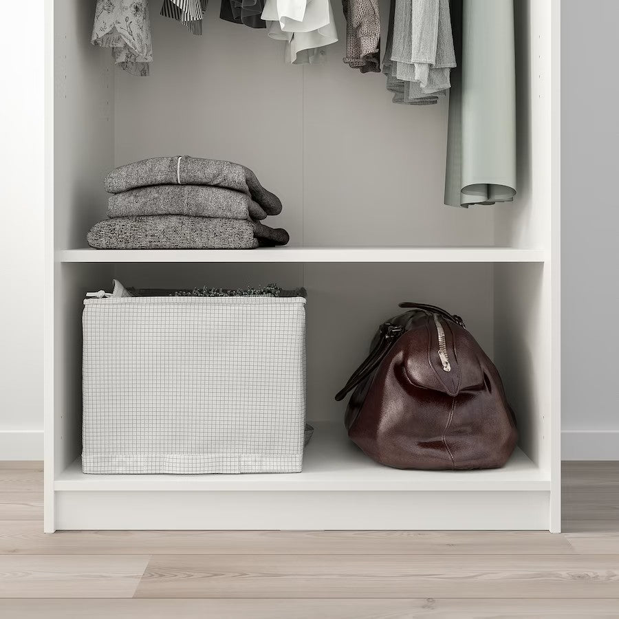 KLEPPSTAD Wardrobe with 2 doors, White, 79x176 cm