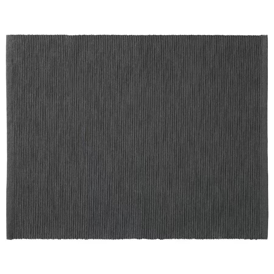 MÄRIT Place mat, black, 35x45 cm