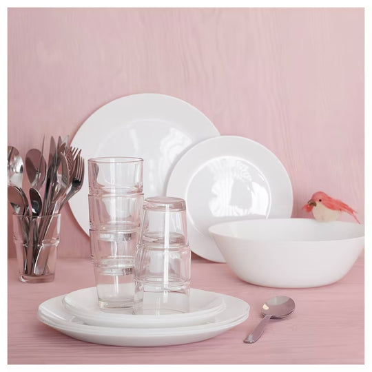 OFTAST Plate, white, 25 cm (9 ¾ ")