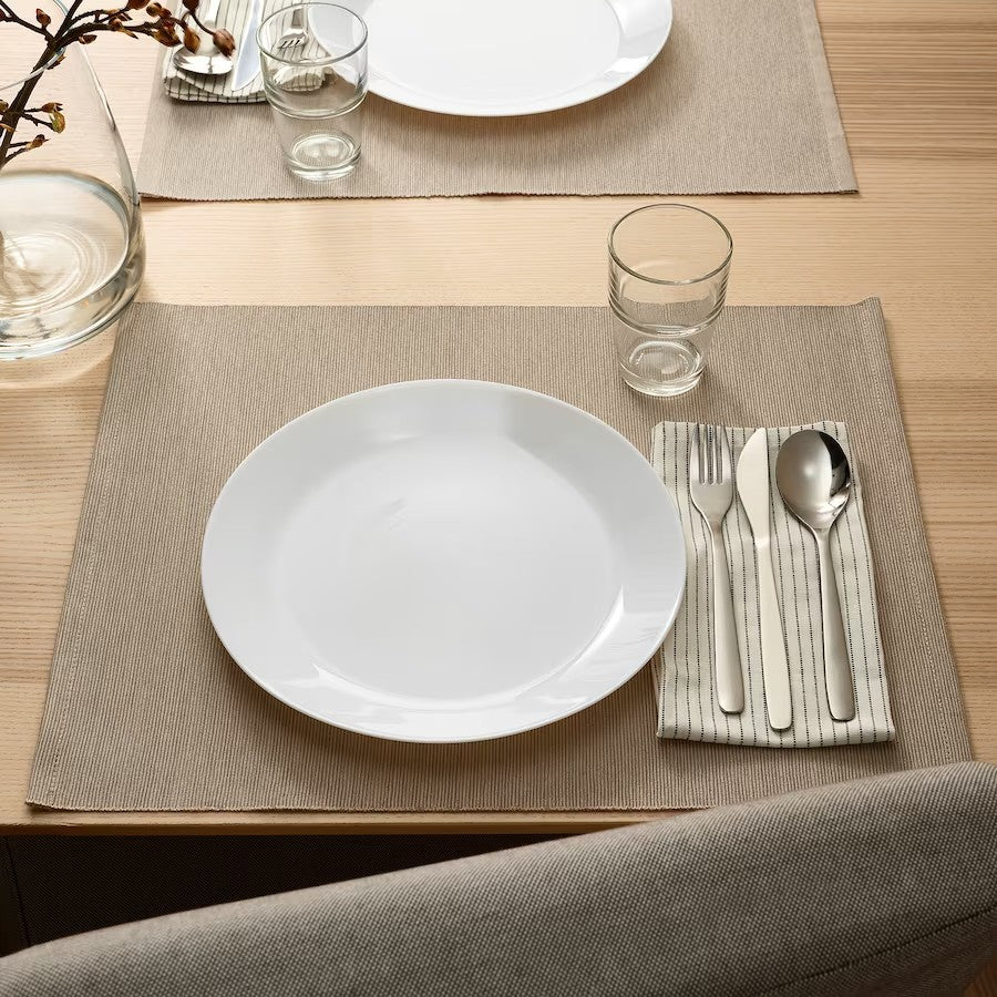OFTAST Plate, white, 25 cm (9 ¾ ")