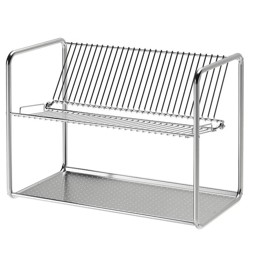 ORDNING Dish drainer, stainless steel, 50x27x36 cm