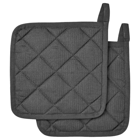 RINNIG Pot holder, grey, 21x21 cm