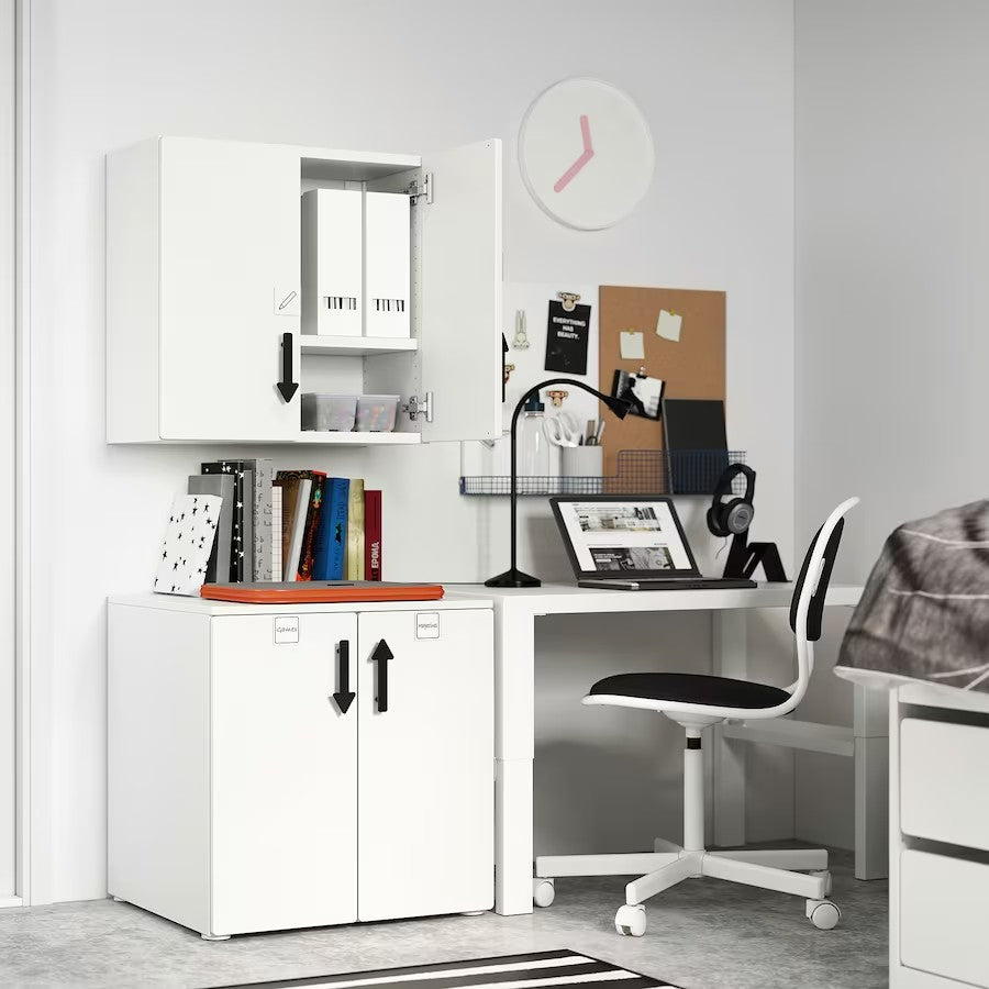 KONSTRUERA Shelf, white, 60x30 cm