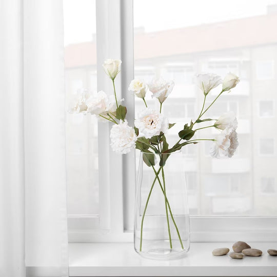 SMYCKA Artificial flower, Lisianthus/white, 60 cm