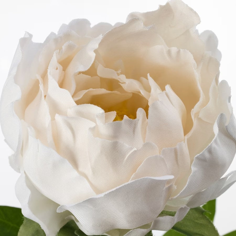 SMYCKA Artificial flower, Peony/white, 30 cm