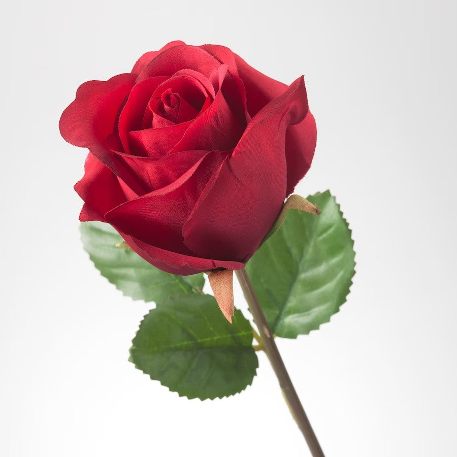 SMYCKA Artificial flower, Rose/red, 52 cm (20 ½ ")