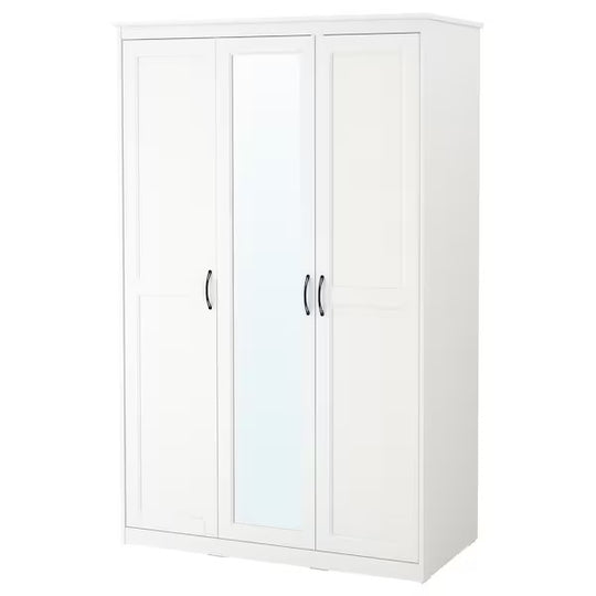 SONGESAND Wardrobe, white, 120x60x191 cm