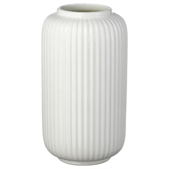 STILREN Vase, white, 8 ¾ " (22 cm)