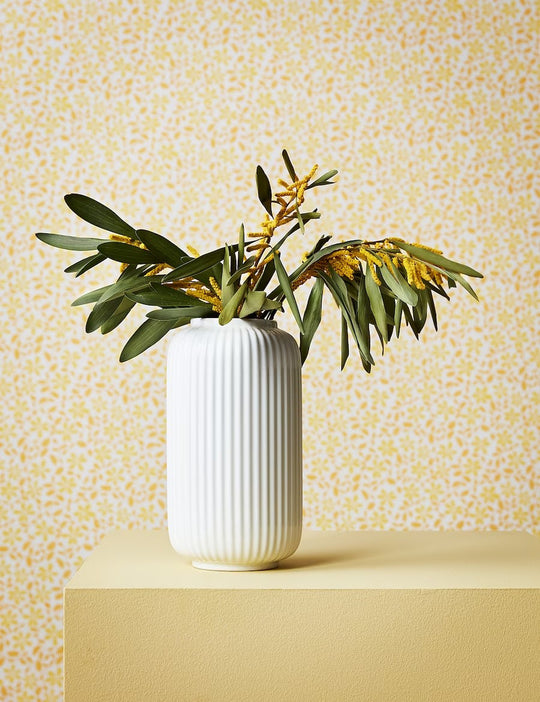STILREN Vase, white, 8 ¾ " (22 cm)