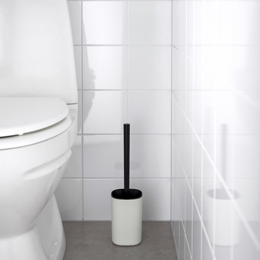 STORAVAN Toilet brush, white/black