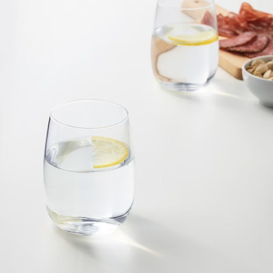 STORSINT Glass, clear glass, 37 cl, 6pcs