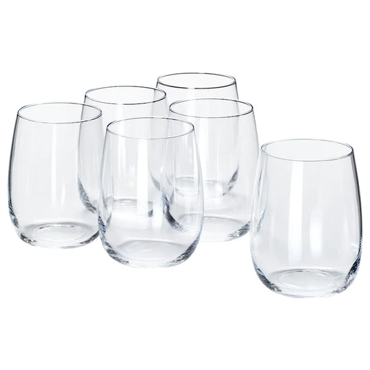 STORSINT Glass, clear glass, 37 cl, 6pcs